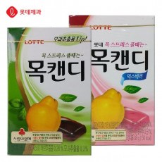 롯데 목캔디목캔디38g 12개입 무료배송 시원한사탕