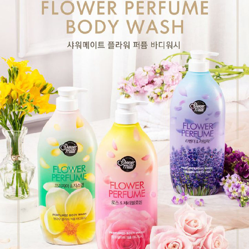 애경바디워시)샤워메이트플라워 900ml