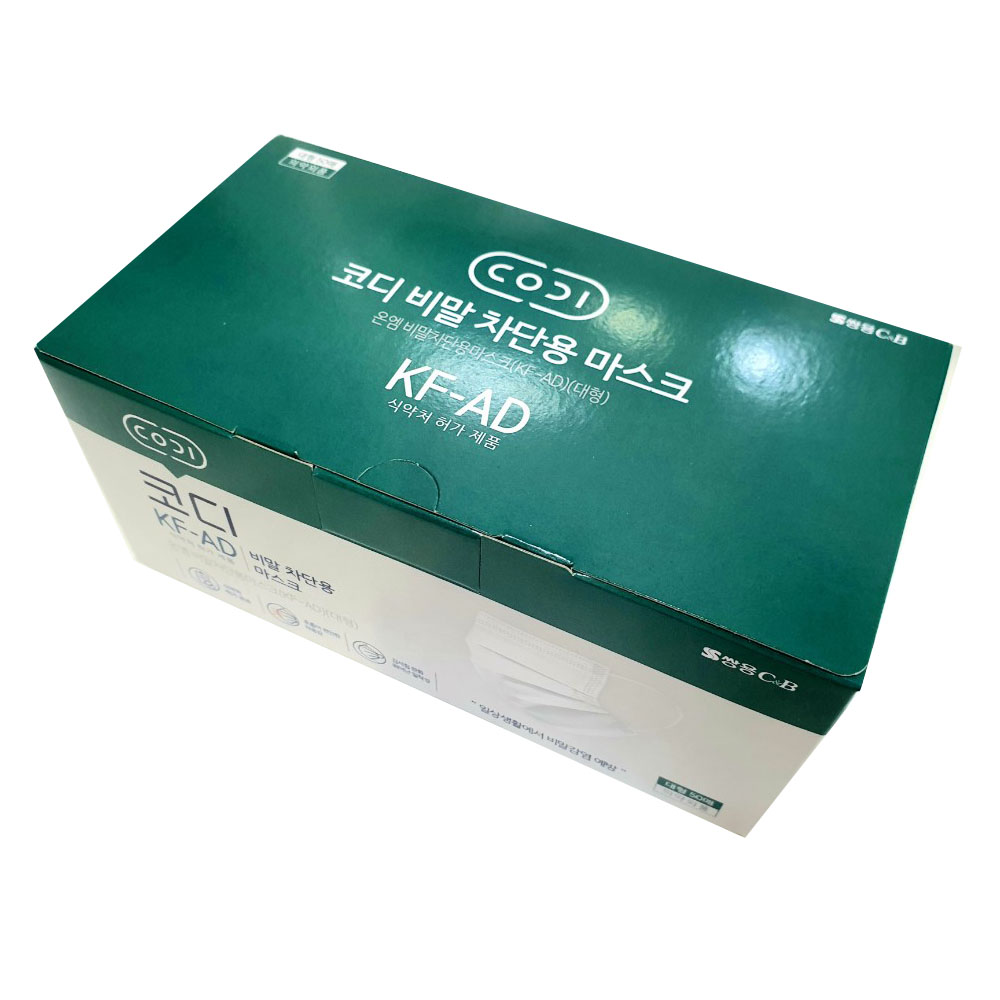 코디 비말 차단용마스크 벌크대형(50매)