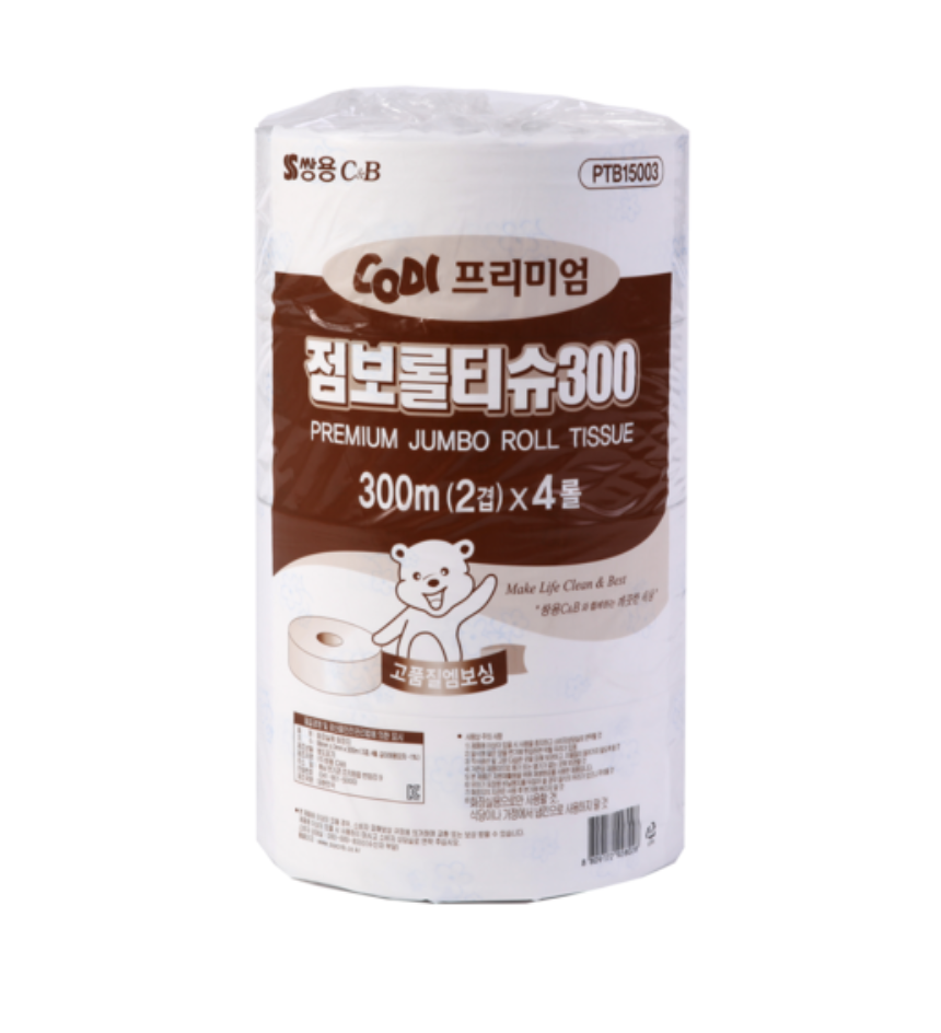 코디 점보롤 300m 16롤 1박스