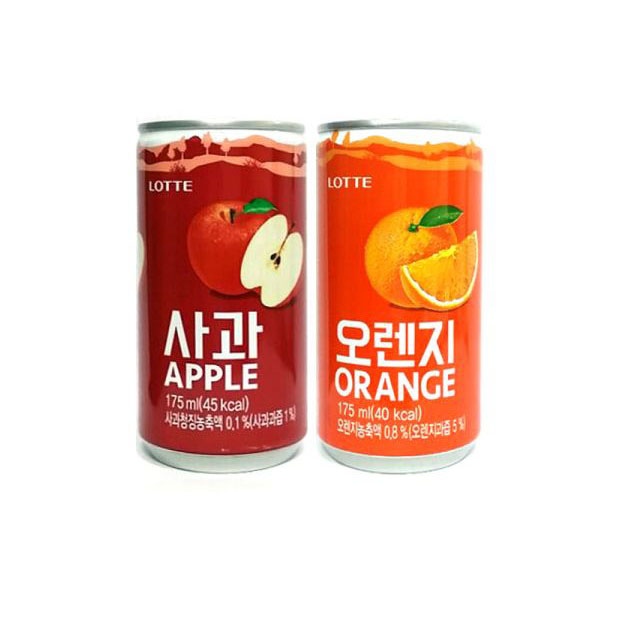 롯데)스퀴즈캔175ml*30/미니캔/음료수캔/업소캔